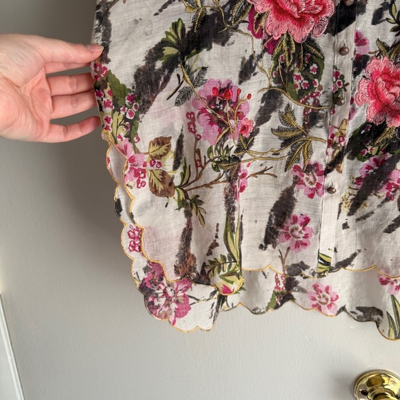 Aratta Silent Journey Meant To Keep Shirt Tunic Women’s Size Medium FLAWED - Picture 10 of 16